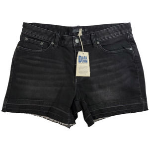 Prana | Black Denim London Jean Shorts| Size 12/31